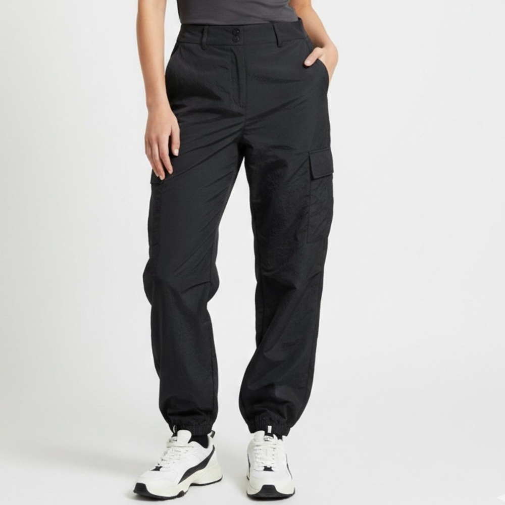 Casual Happily Gray XL Women’s Cargo Track Pants NWT
